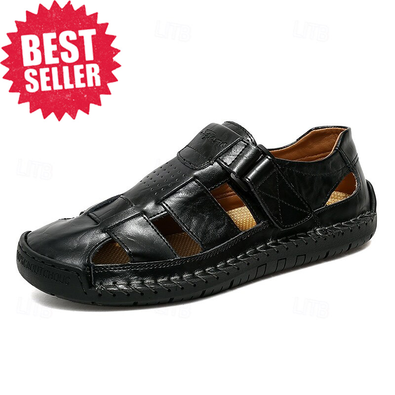 Men's Leather Fisherman Sandals