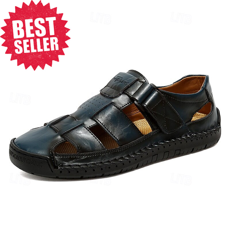Men's Leather Fisherman Sandals