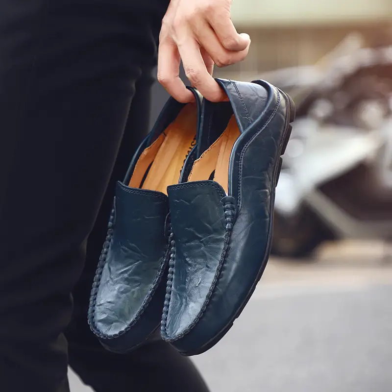 navy loafers for men