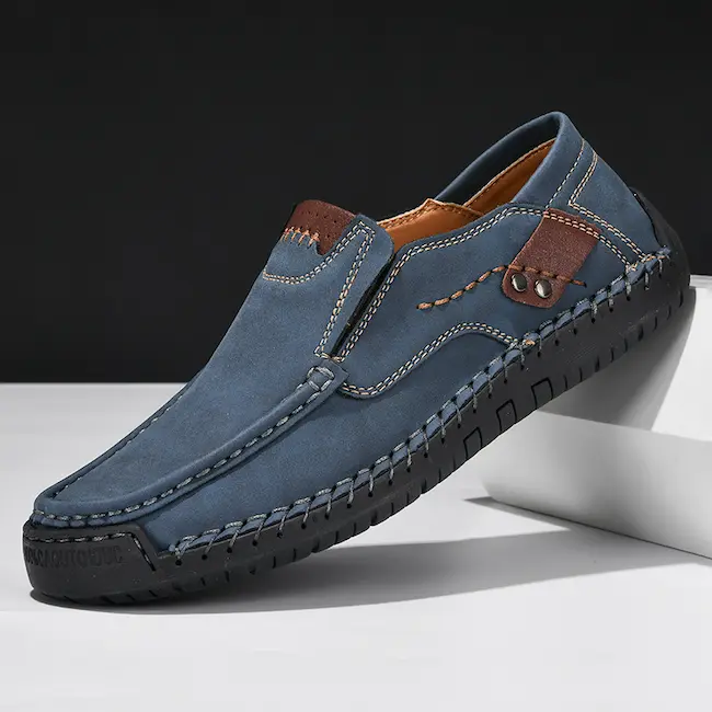 Mens Summer Loafers丨Handmade & Arch Support for Foot Pain
