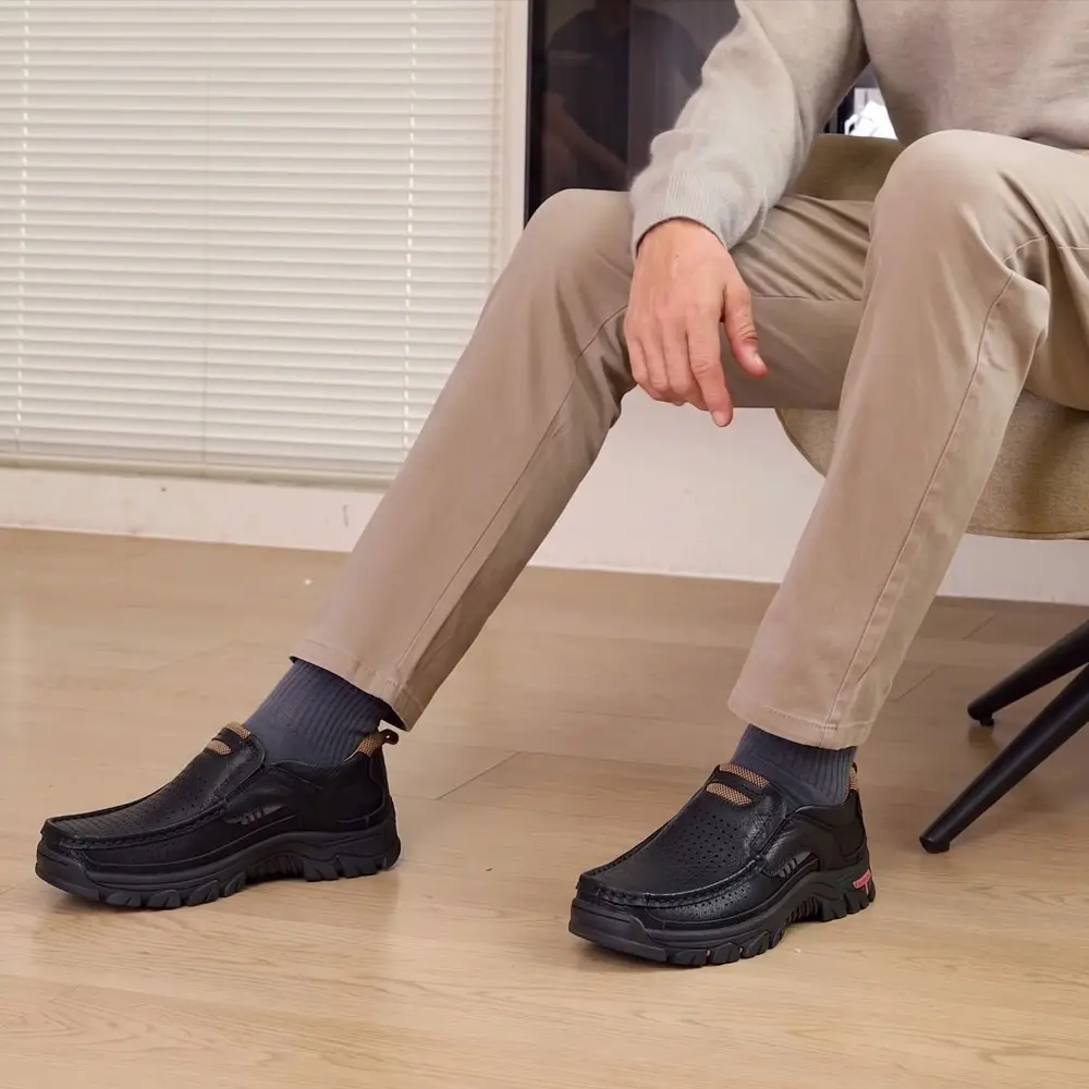 breathable loafers for men