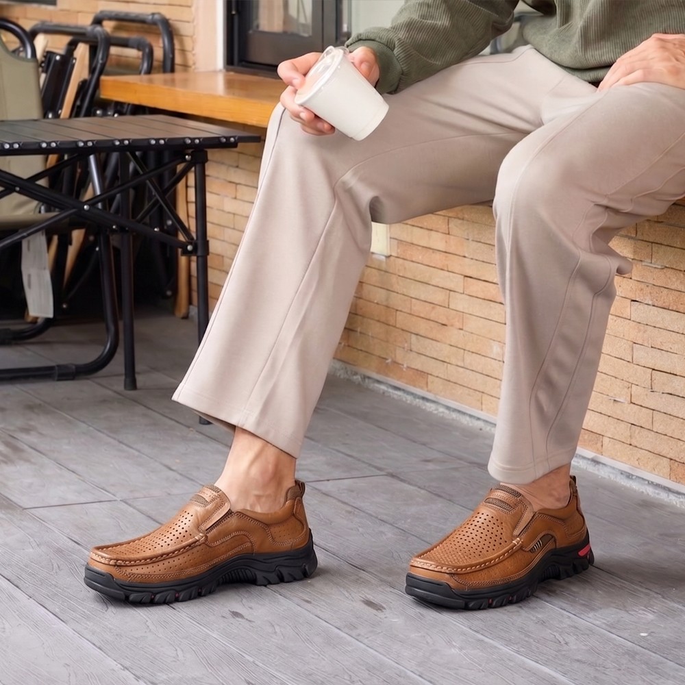 breathable loafers for men