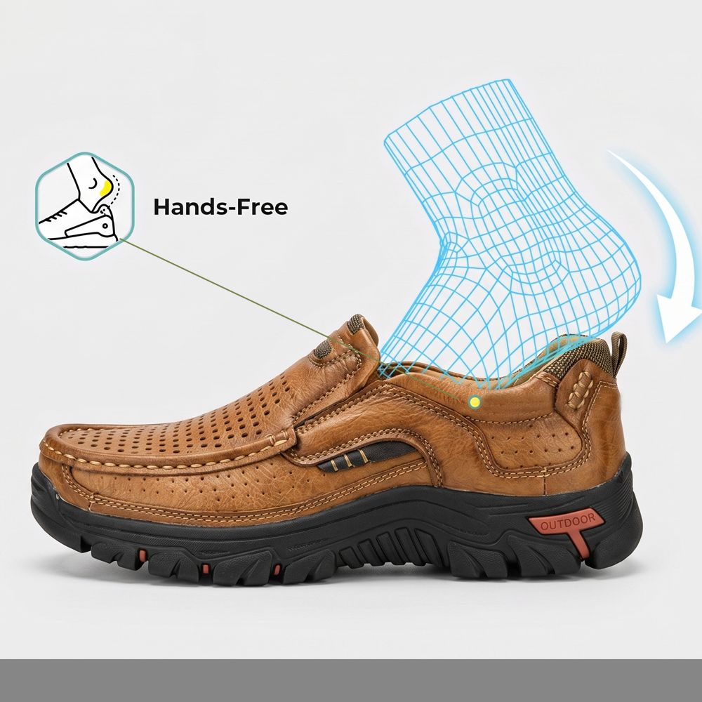 men slip on