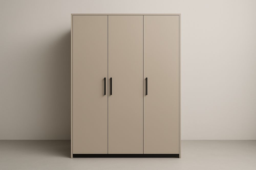 Armadio a Tre Ante in MDF Beige