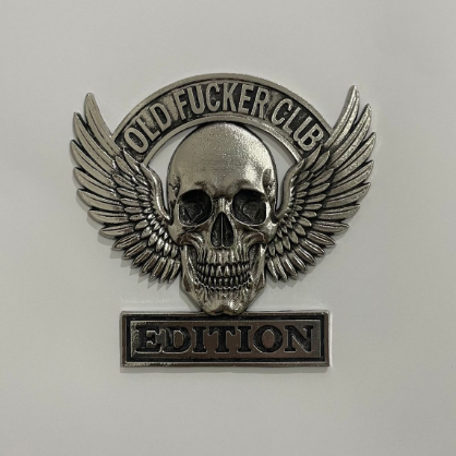 💀OLD F*CKERS CLUB Metal Car Emblem