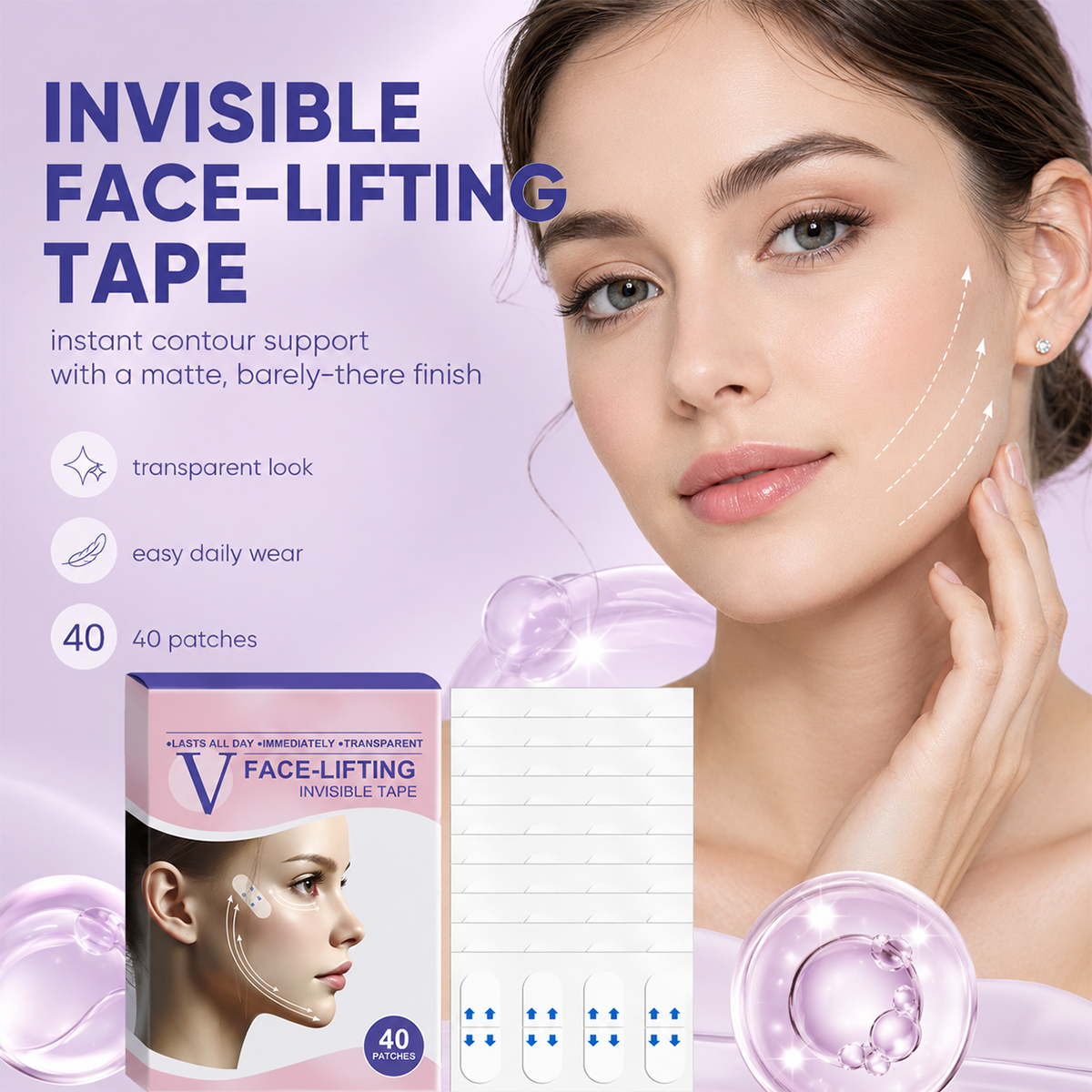 🔥 LAST DAY FOR DISCOUNT | Instant V-Line With Invisible Face Lifting Tape