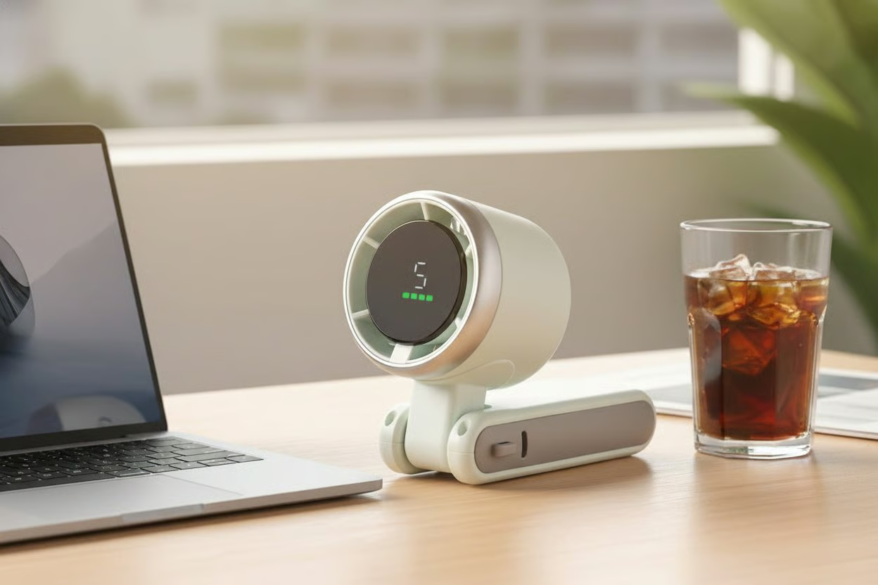 ⏰Last Day Discount! Compact Folding High-Speed Turbine Fan