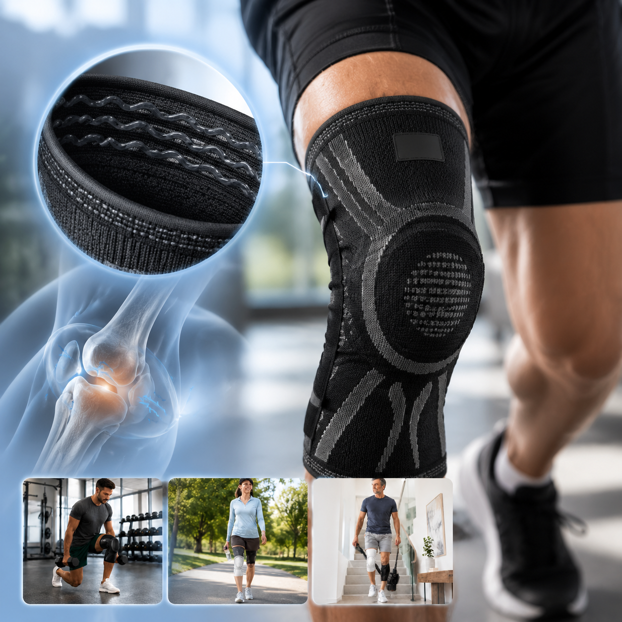 🔥Last Day Discount！Sports Compression Knee Support Brace
