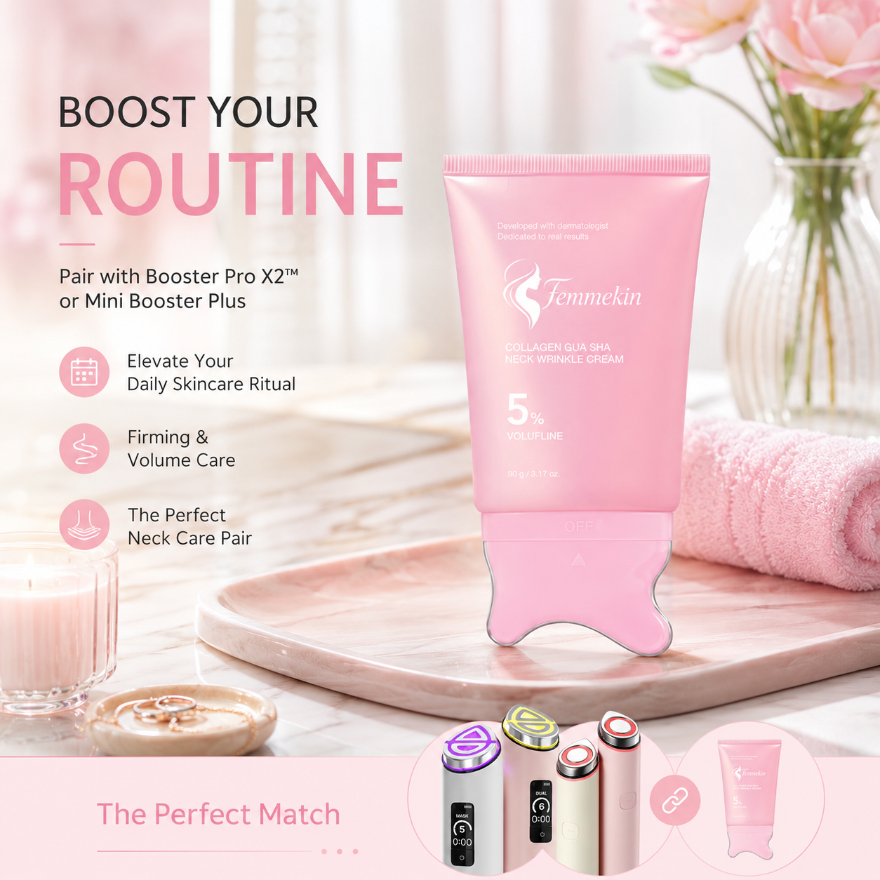 🔥LAST DAY DISCOUNT🔥 Collagen Gua Sha Neck Firming Cream✈️Free Shipping