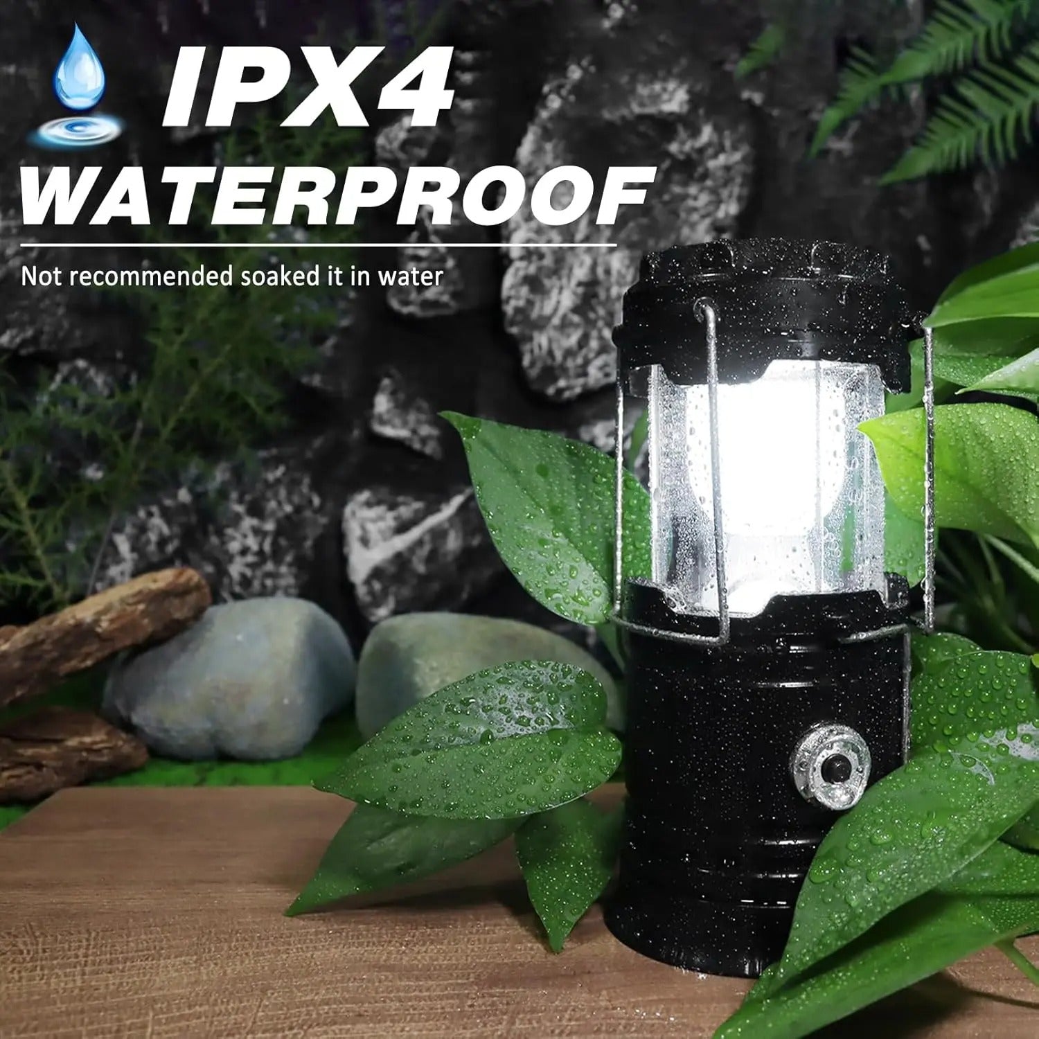 Solar Camping Lantern — 50% OFF | Rechargeable LED Emergency Light