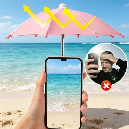 ⏱️Last Day Discount ! Summer Bestseller, Phone Umbrella Suction Cup Holder
