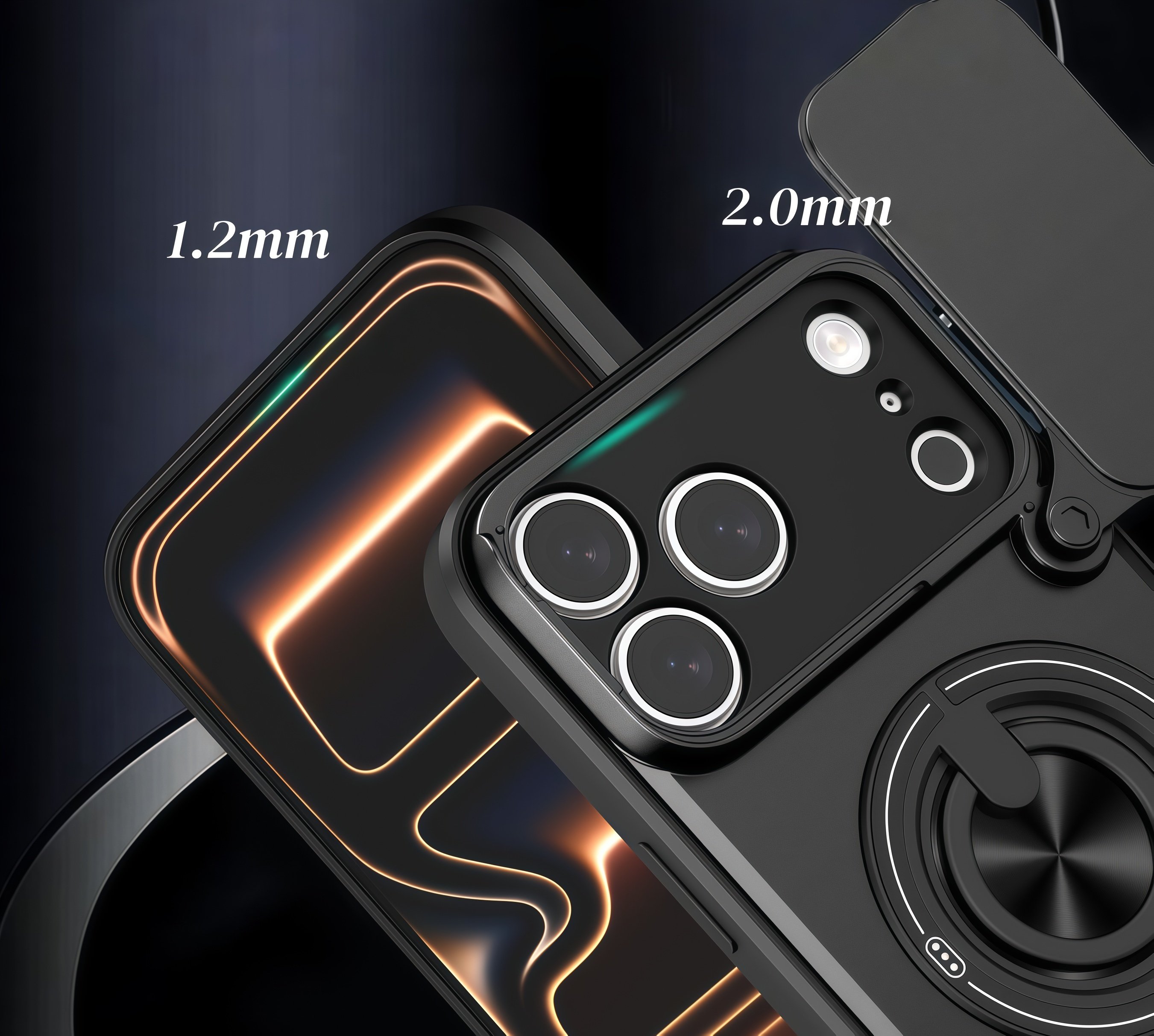 Raised protection iPhone case