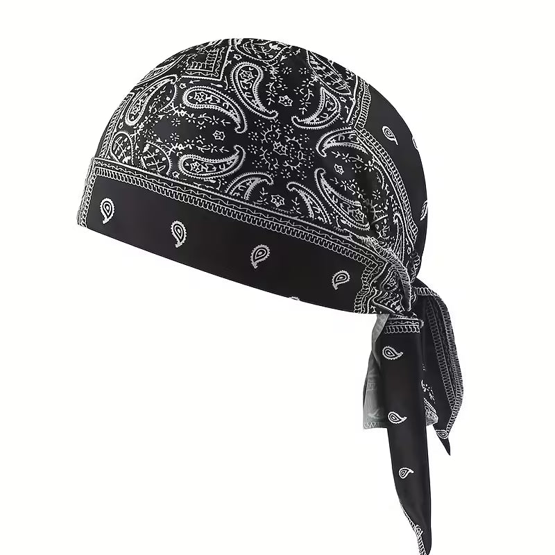 🧢 Paisley Cooling Durag Cap Breathable Headscarf for Waves & All-Day Comfort ✨