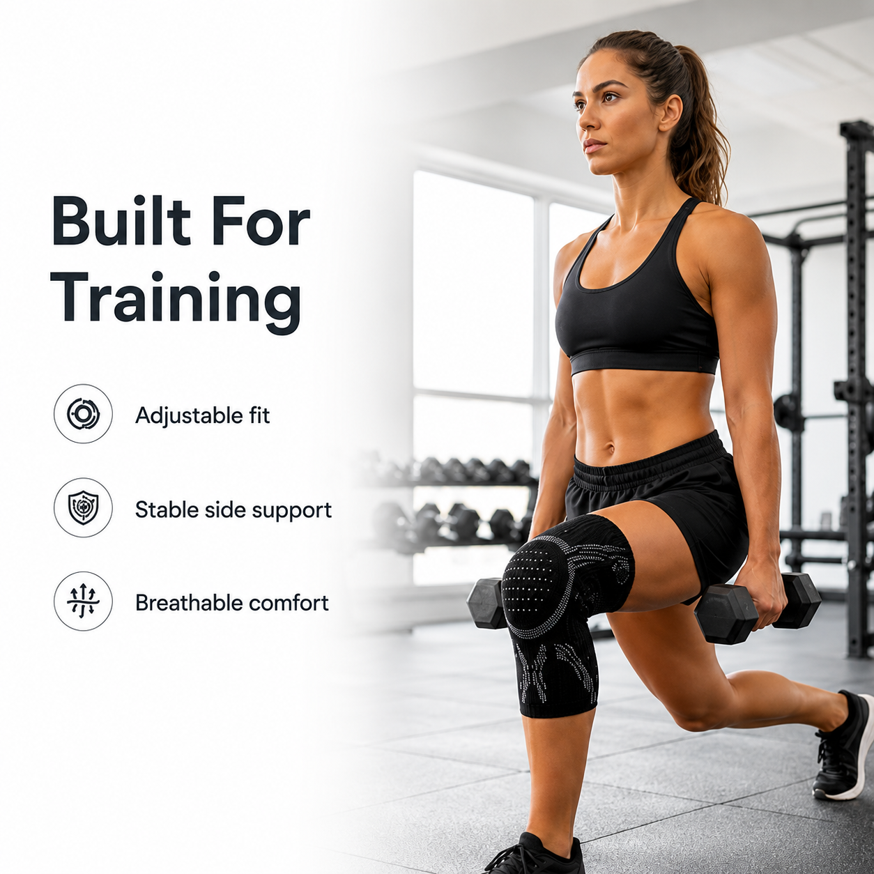 🔥Last Day Discount！Sports Compression Knee Support Brace