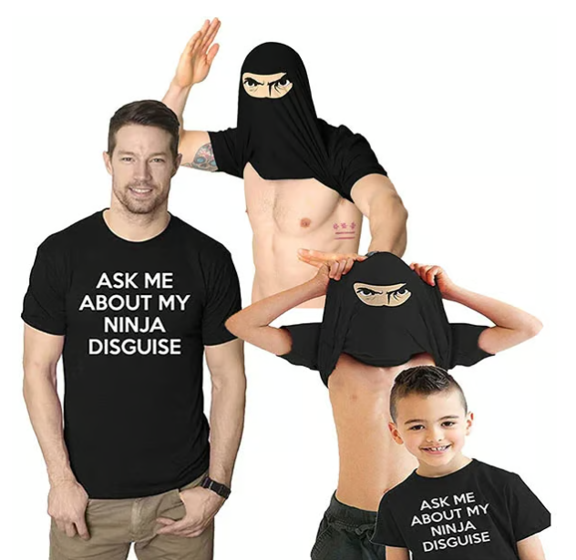 🔥🤣ninja Disguise T-shirt