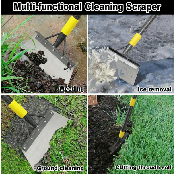🔥last Day 49% Off⚒️multifunctional Cleaning Shovel– Can Be Used For Snow & Ice Removal, Weeding, Gardening, Landscaping, Etc