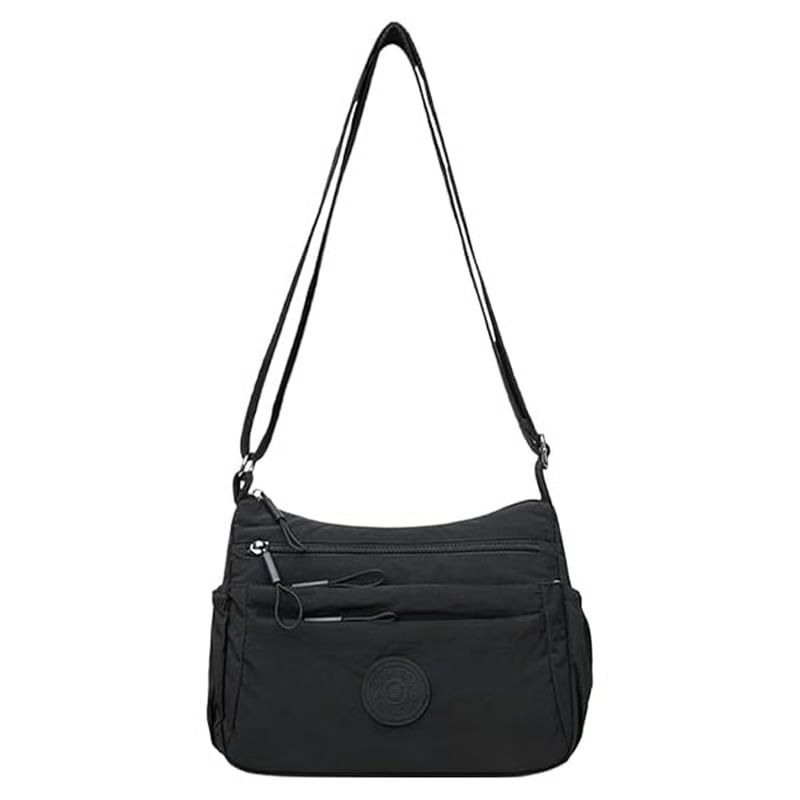 🔥2026 Hot Solid Color Fashionable Multi-pocket Zipper Crossbody Bag