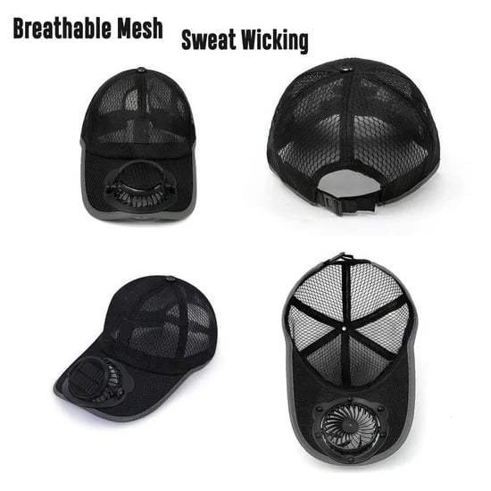🔥HOT SALE 49% OFF🧢2026 Pro Outdoor Cooling Hat: Dual-Power Fan Cap