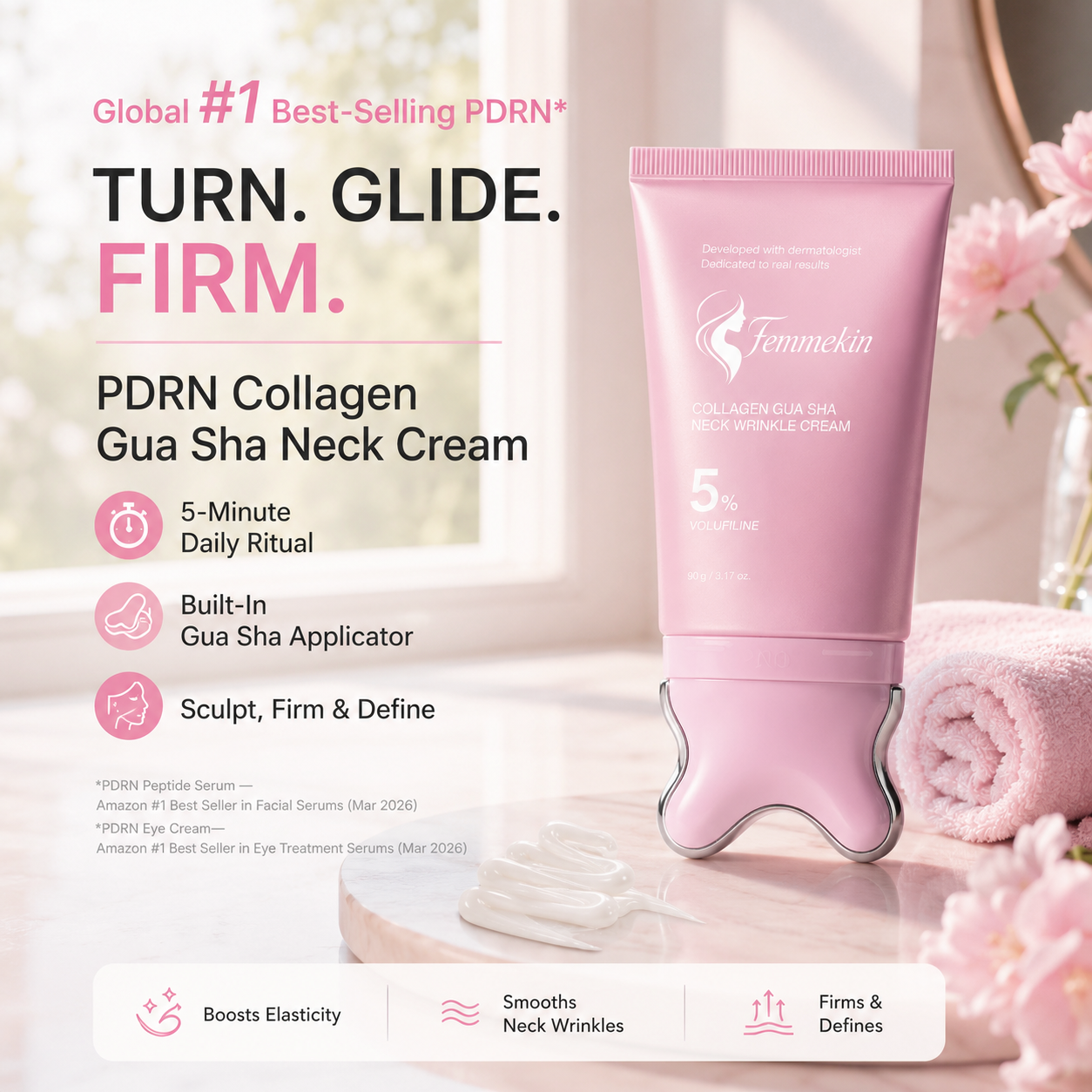 🔥LAST DAY DISCOUNT🔥 Collagen Gua Sha Neck Firming Cream✈️Free Shipping
