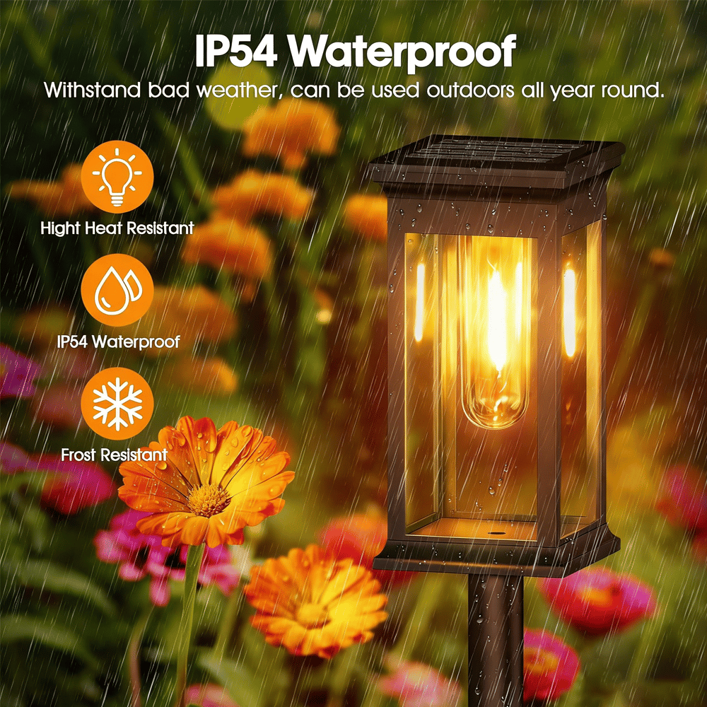 🌞 Solar Pathway Lights Outdoor
