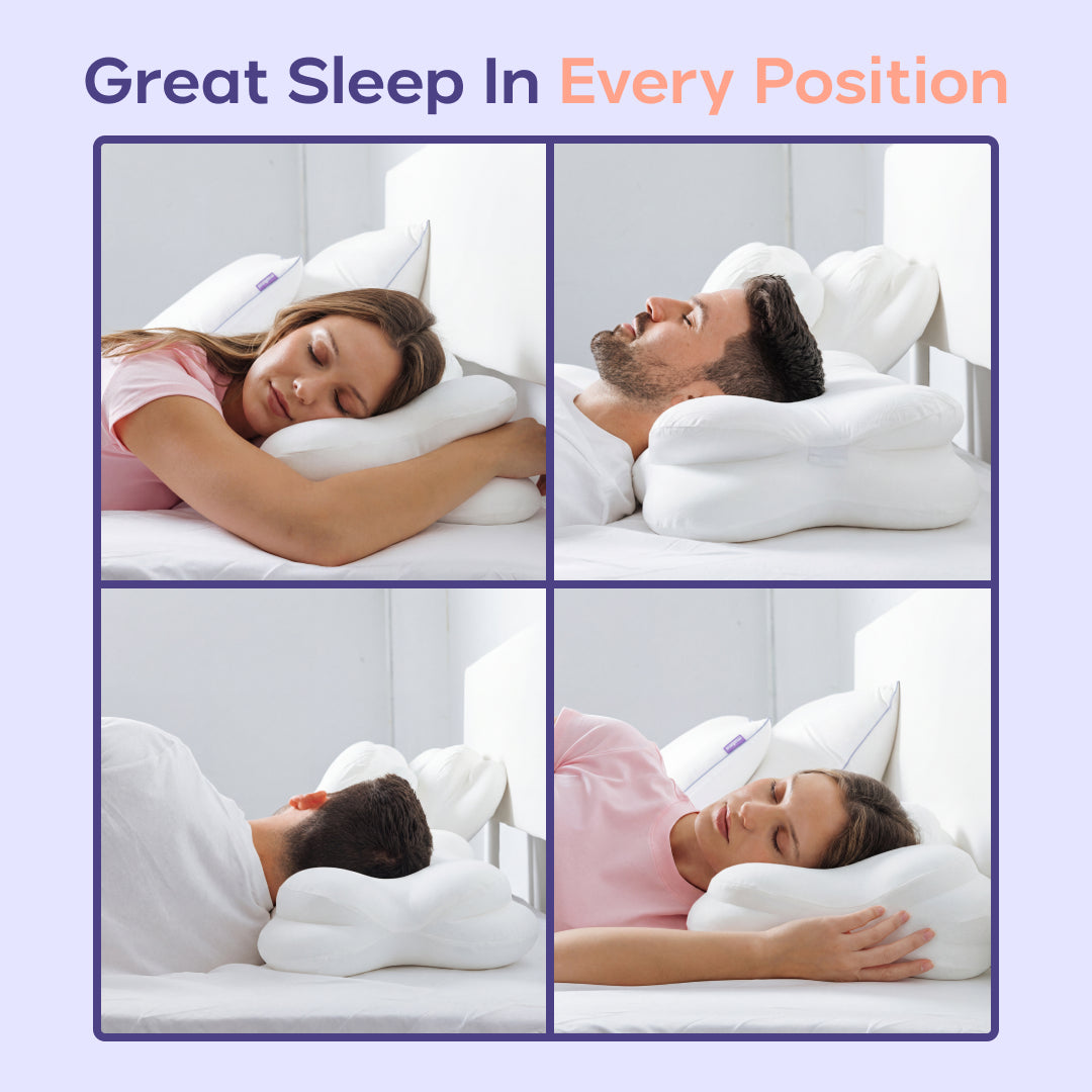 ☁️Last Day Discount！Cloud Align Pillow Ends Your Eye Strain & Migraines