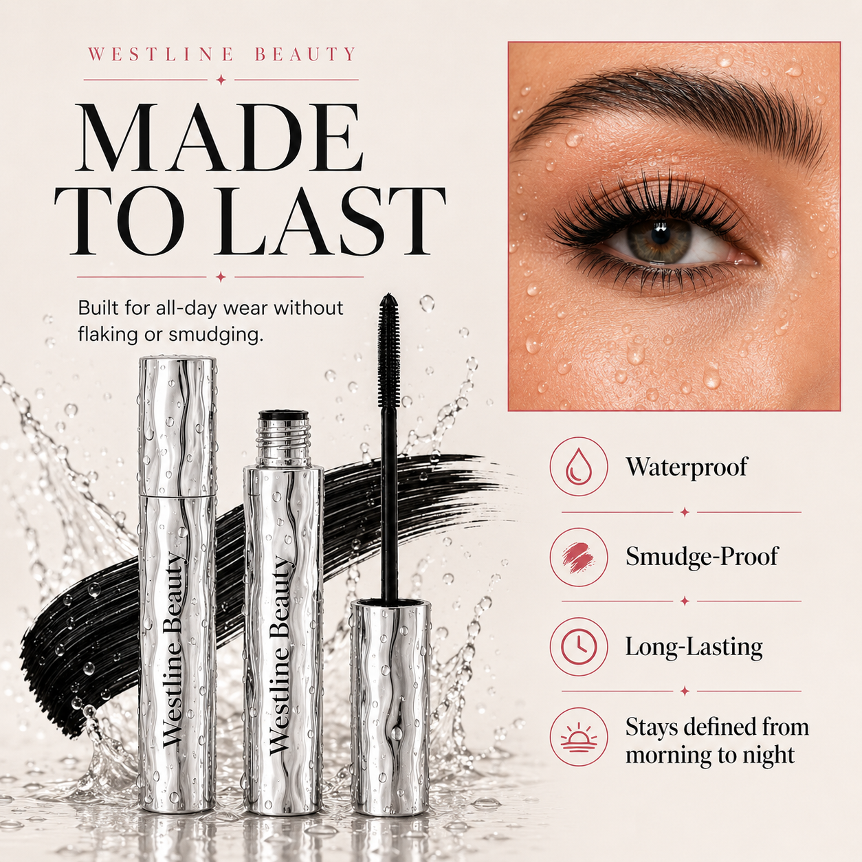 LAST DAY - BUY 1 GET 1 FREE💜Waterproof Curling & Lengthening Mascara✈Free Shipping