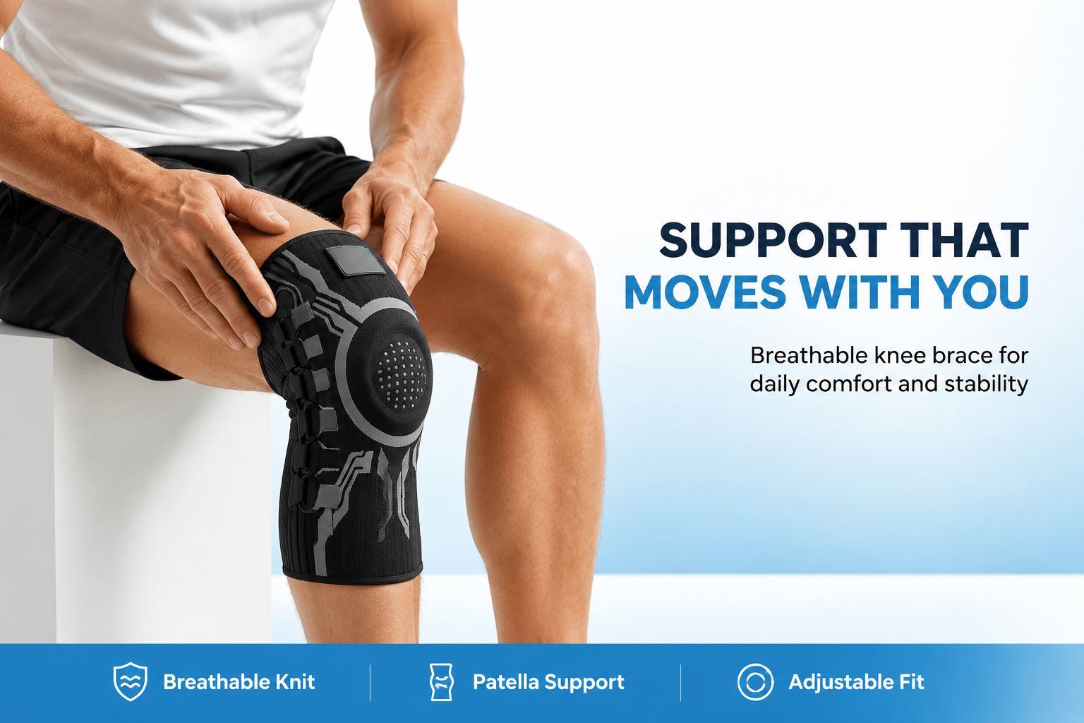 🥰Last Day Discount！Sports Compression Knee Support Brace