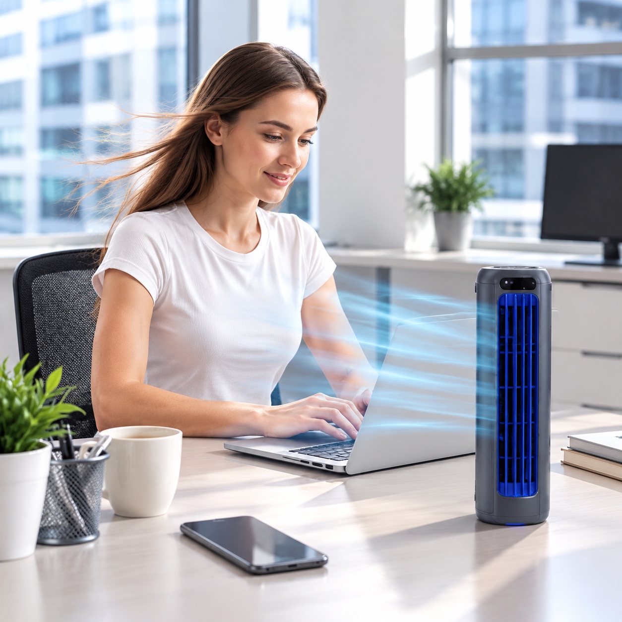 💨 IceWind™ Wireless Charging Air Conditioner