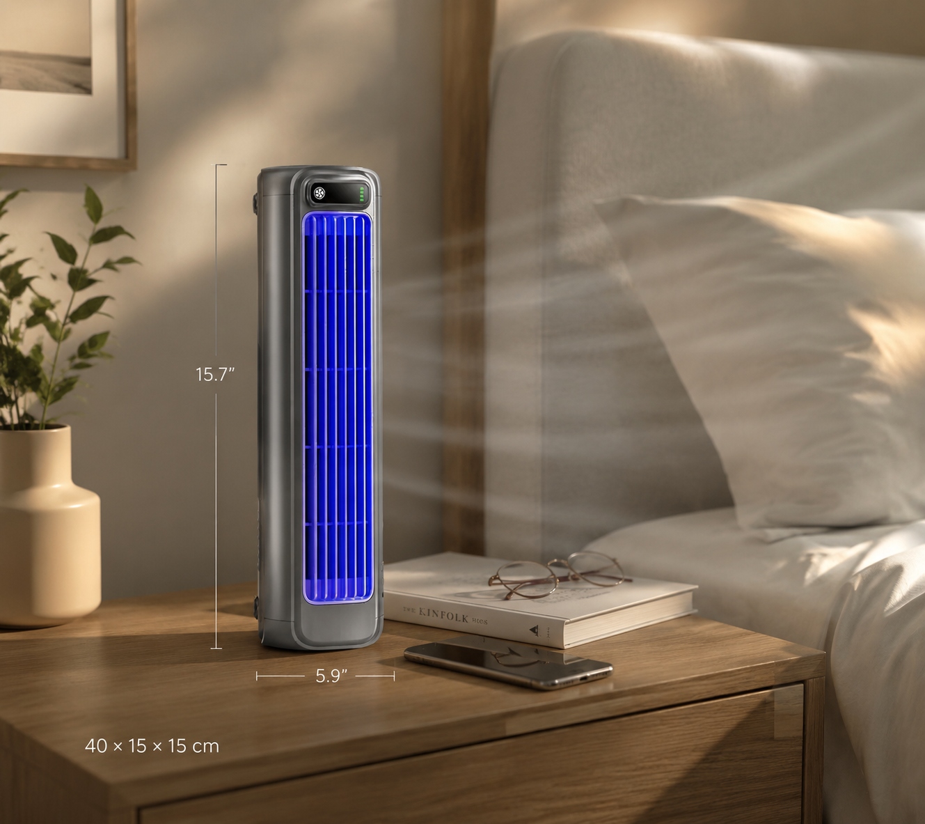 💨 IceWind™ Wireless Charging Air Conditioner