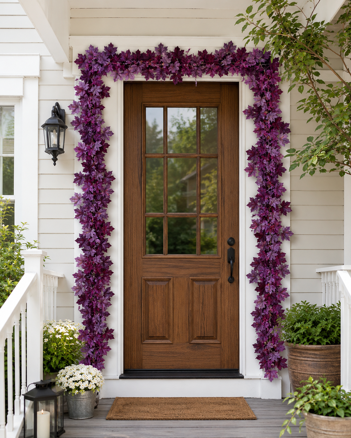 🔥Last Day 50% OFF🍁Artificial Fall Harvest Wreath - Indoor & Outdoor Home Decor