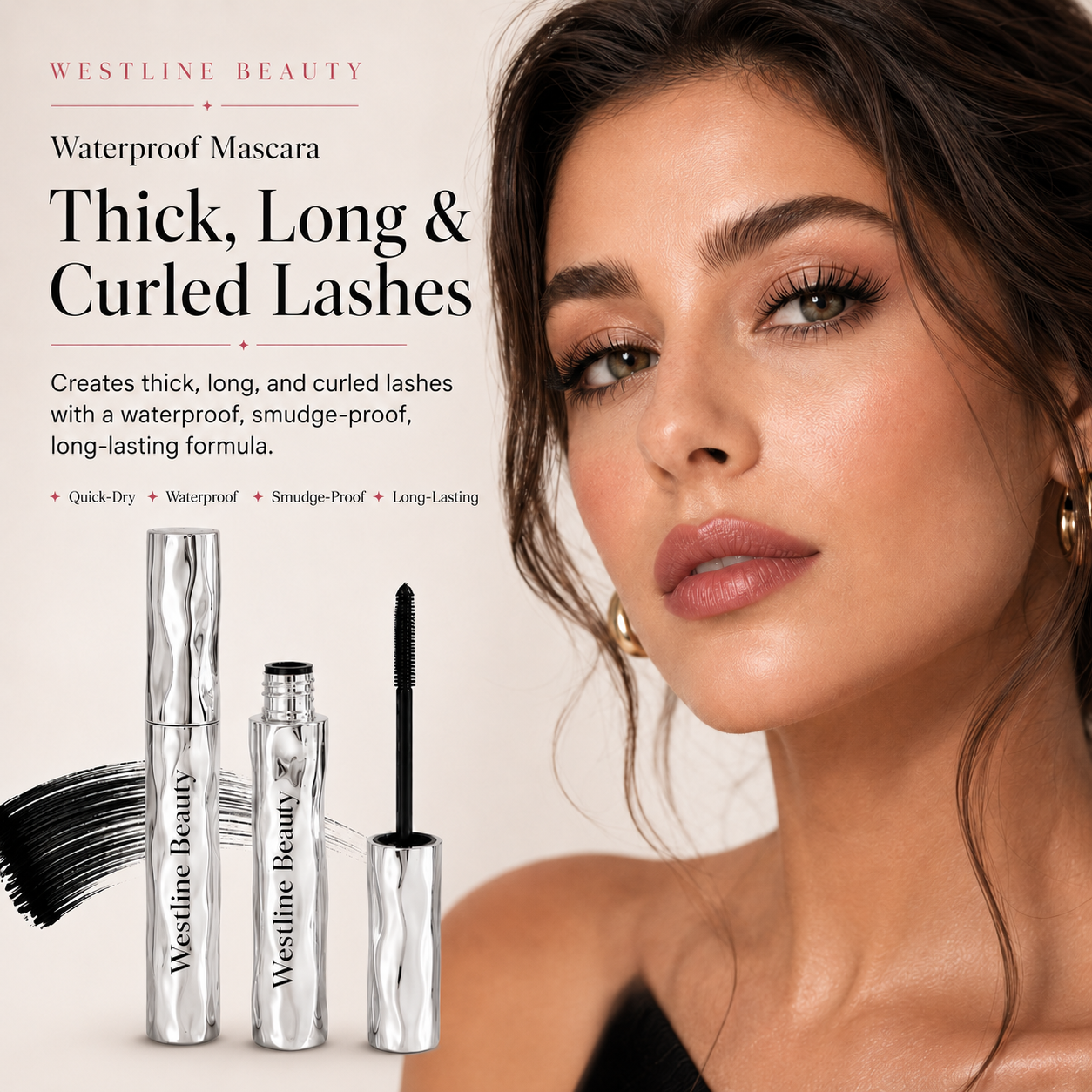 LAST DAY - BUY 1 GET 1 FREE💜Waterproof Curling & Lengthening Mascara✈Free Shipping