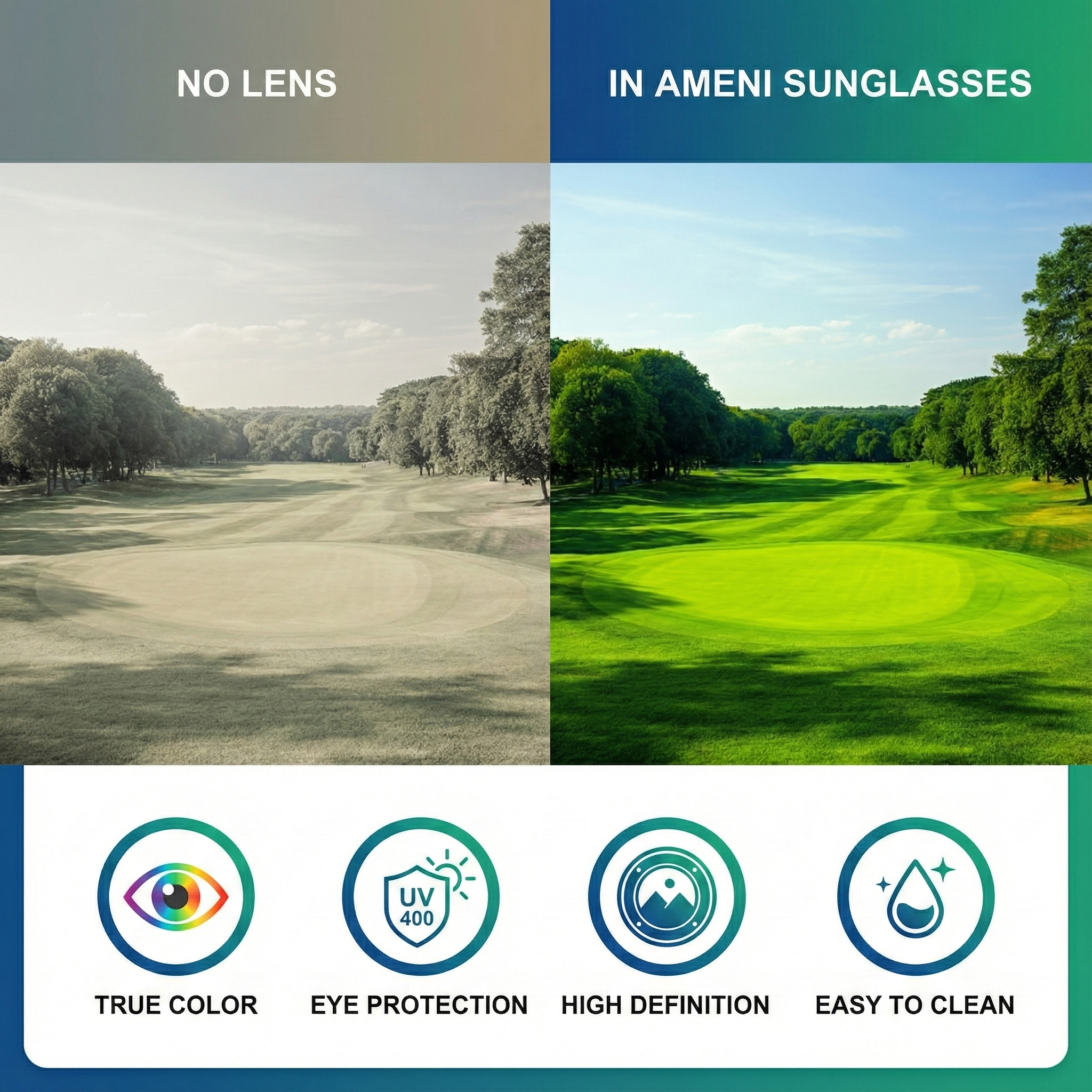 🔥Last Day Discount！Polarized Golf Ball Finding Glasses Save Your Game