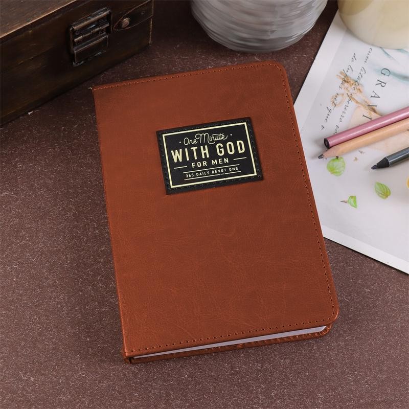 One Minute with God for Men, 365 Days Devotional Journal, Portable Daily Reflections Book, Perfect Gift for Holidays Birthdays Christmas New Year, Self Improvement Journal