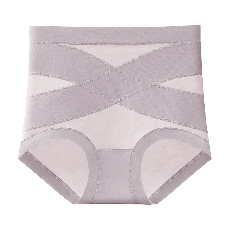 High-Waist Cross Compression Shaping Panties （6 Pack）