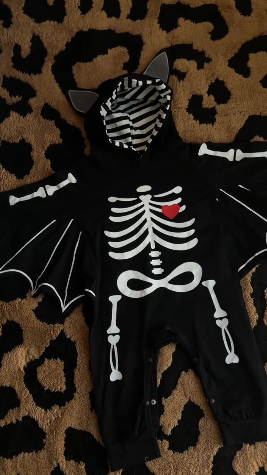 Baby Wearing My 1st Halloween Bat Romper Verified Buyer Photo