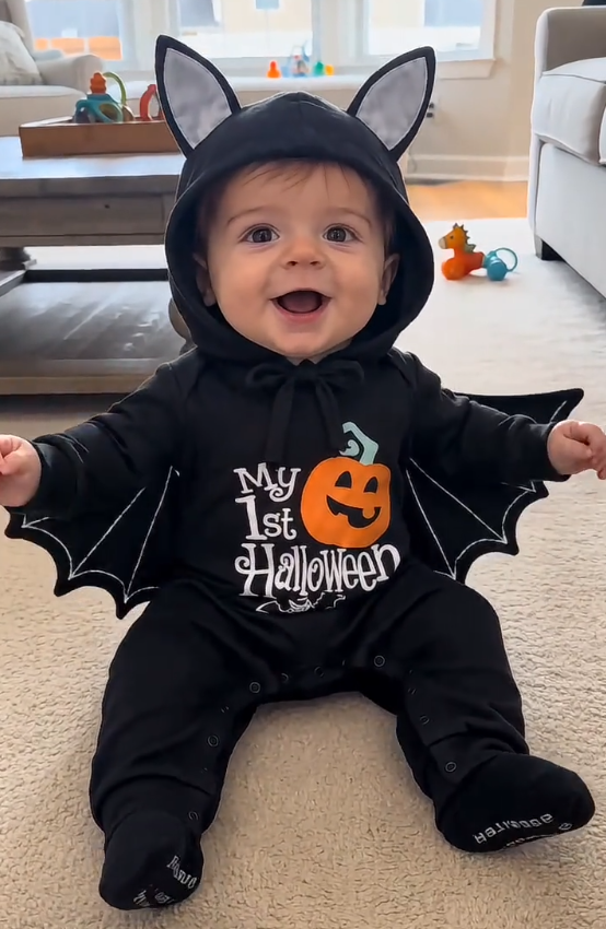 My 1st Halloween Baby Bat Romper Verified Buyer Photo