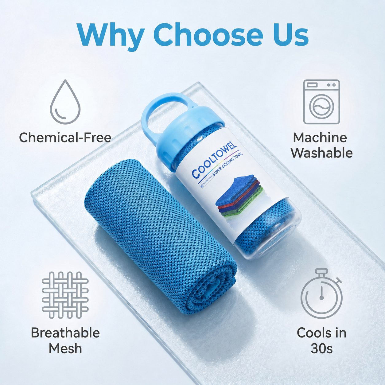 🩵Last Day Buy 1 Get 1 Free🩵🌞 Summer Essential-❄Absorbent Quick-Drying Gym Cooling Towels✈️Free Shipping