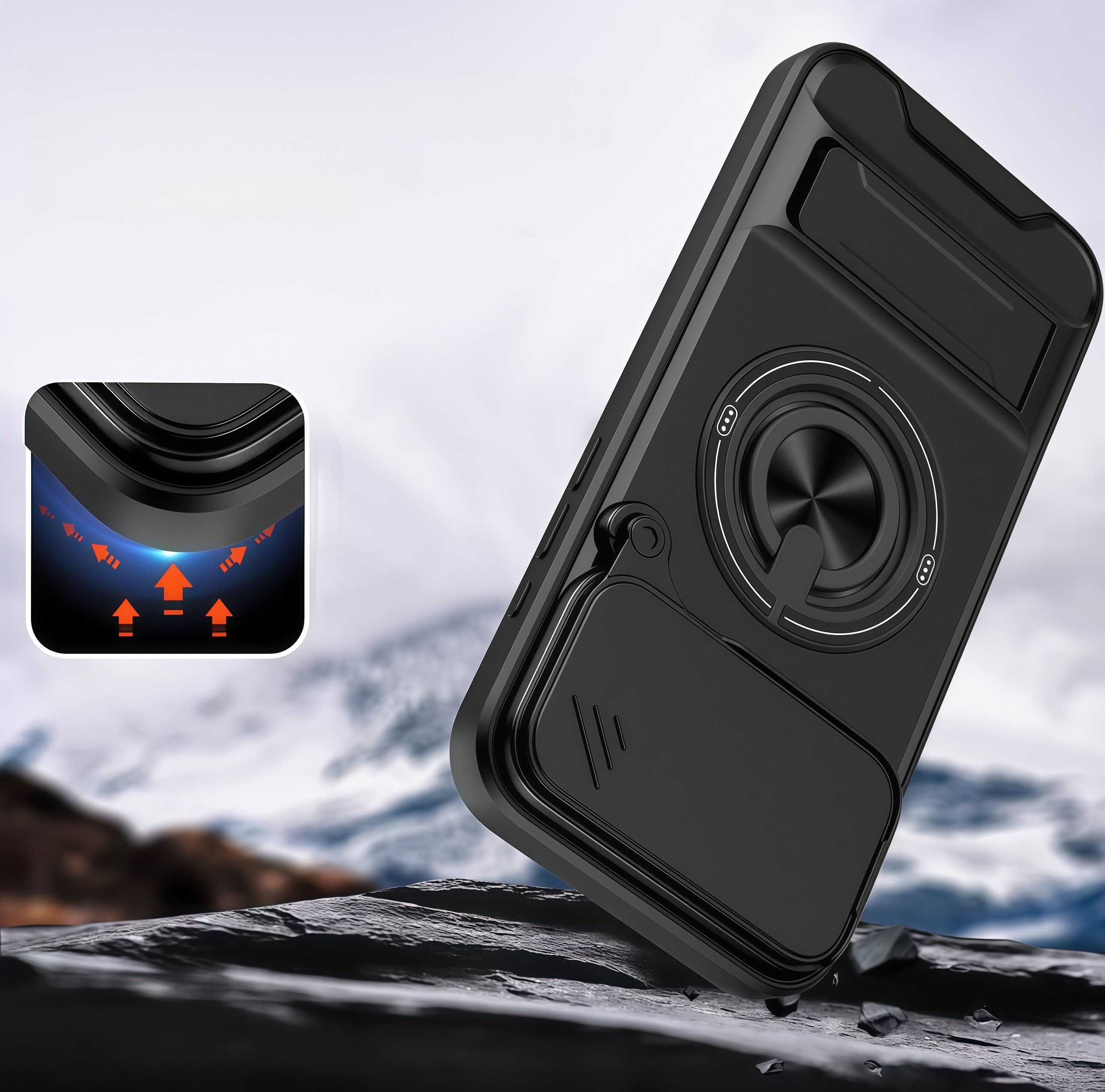 Shock protection iPhone case