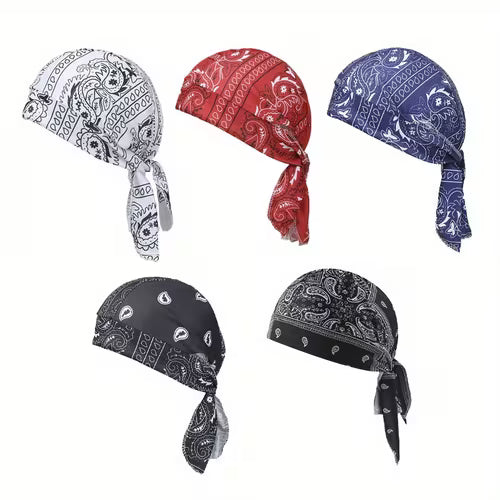 🧢 Paisley Cooling Durag Cap Breathable Headscarf for Waves & All-Day Comfort ✨
