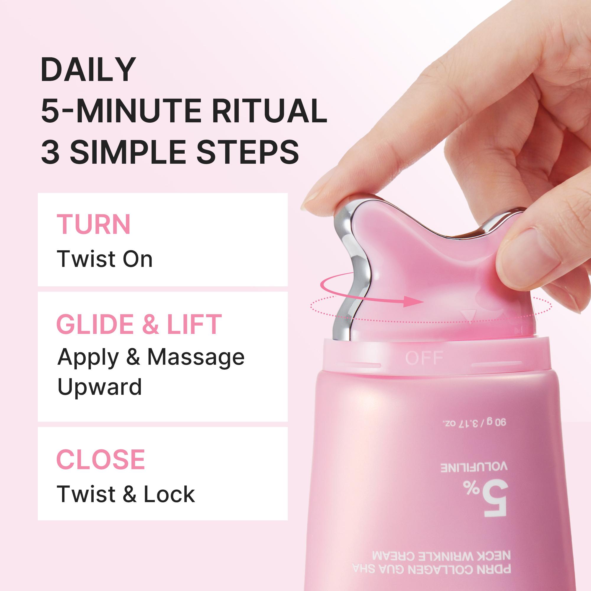 [NEW] [medicube] PDRN Collagen Gua Sha Neck Wrinkle Cream | Built-In Gua Sha Massager with Volufiline 5% + PDRN | Firming, Contour Care for the Look of Fine Lines, Jawline, Neck, D&eacute;collet&eacute; | Massage Cream | Korean Skincare