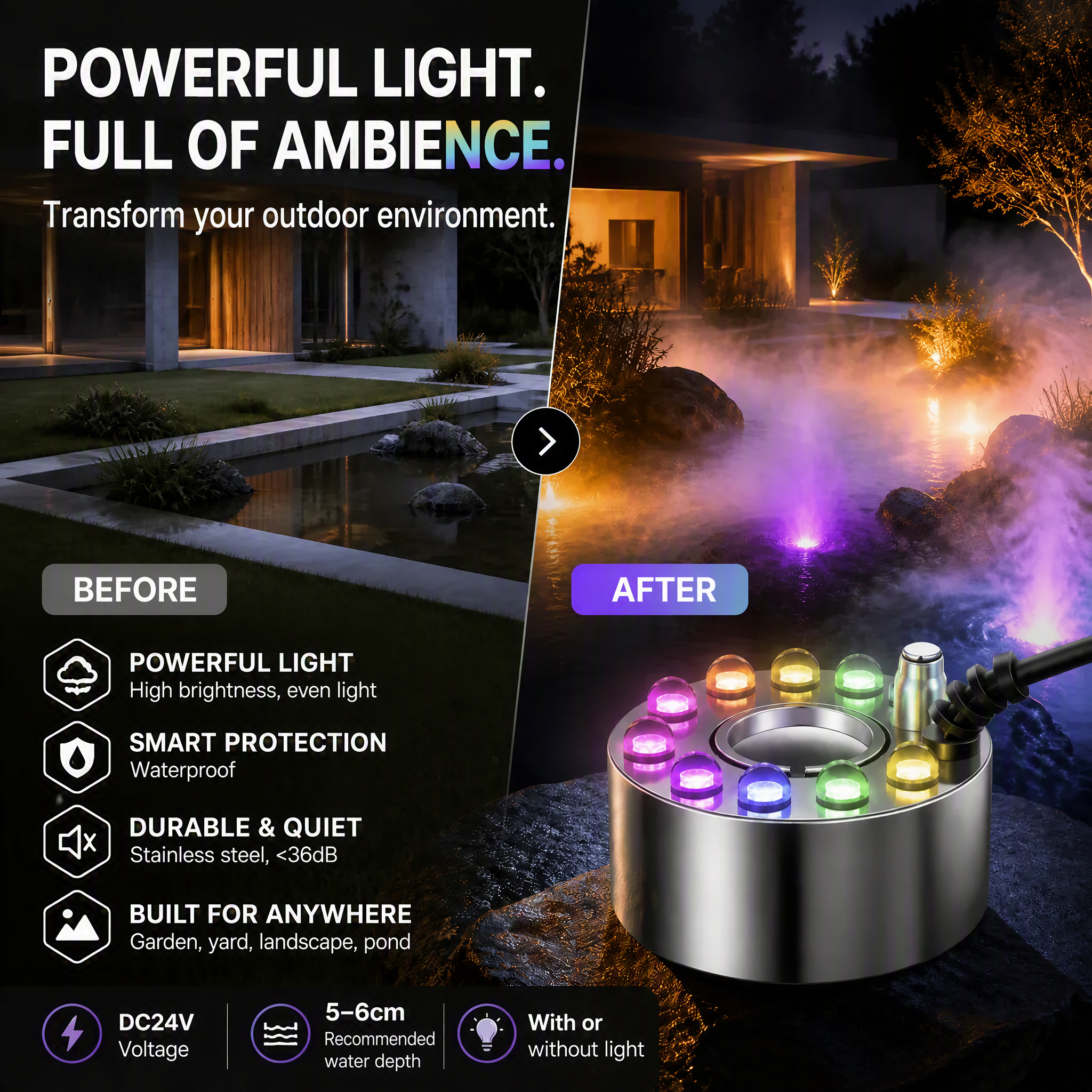 🎃 50% OFF | MysticFog™ LED Mist Maker – Create a Magical Halloween Fog Effect Anywhere ✨