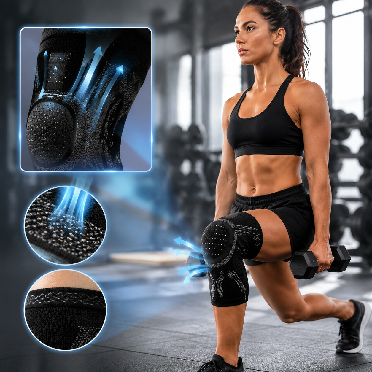🔥Last Day Discount！Sports Compression Knee Support Brace