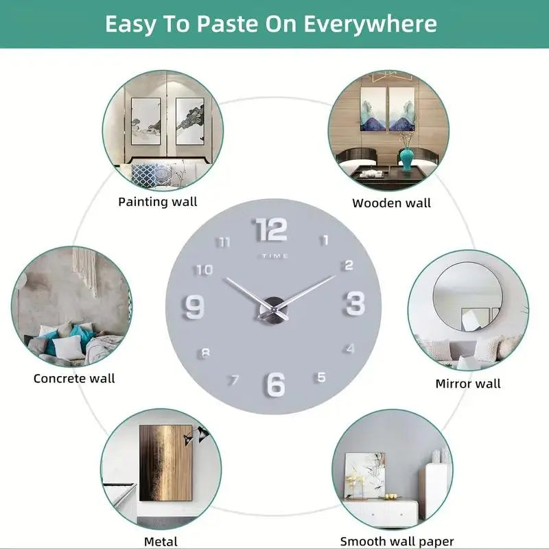 🔥LAST DAY ONLY! DIY 3D Acrylic Wall Clock, Custom Your Wall Decor