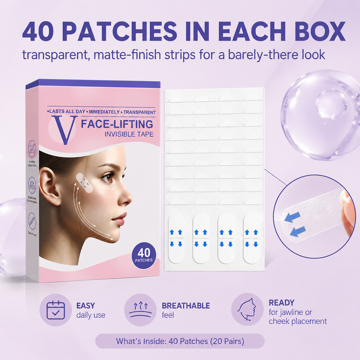 🔥 LAST DAY FOR DISCOUNT | Instant V-Line With Invisible Face Lifting Tape