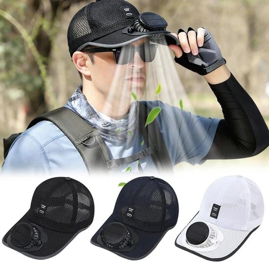 🔥HOT SALE 49% OFF🧢2026 Pro Outdoor Cooling Hat: Dual-Power Fan Cap