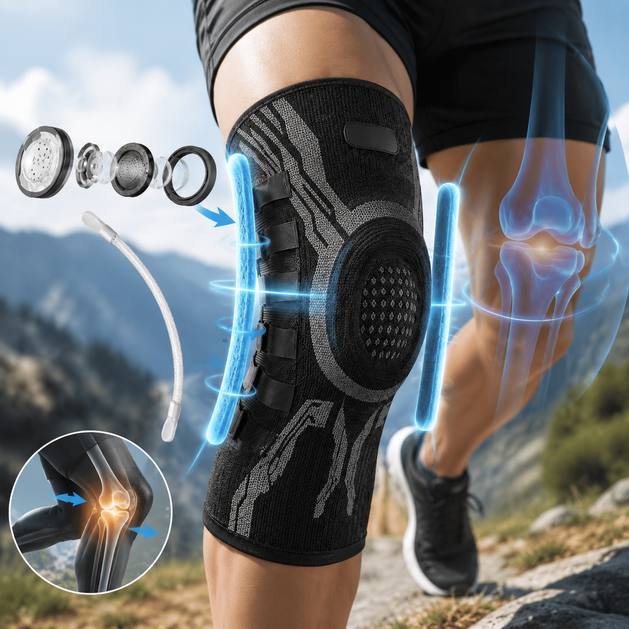 🔥Last Day Discount！Sports Compression Knee Support Brace