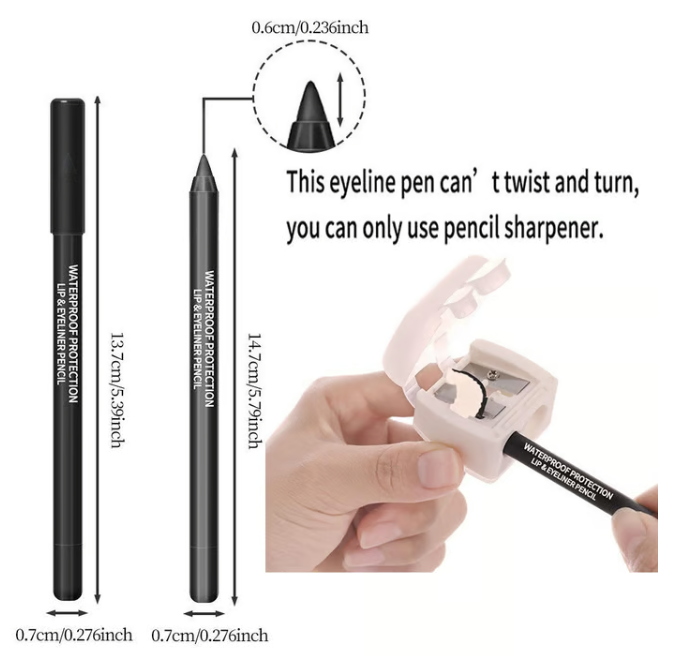 14-pack Eyeliner Pencil Waterproof Colored Gel Liners With Metallic & Shimmer Finishes Smudge-proof-aosuonisiz