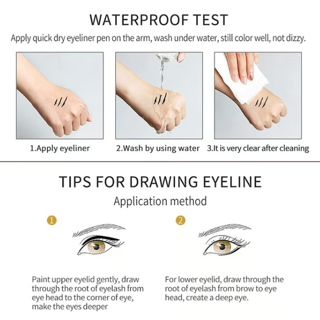 14-pack Eyeliner Pencil Waterproof Colored Gel Liners With Metallic & Shimmer Finishes Smudge-proof-aosuonisiz