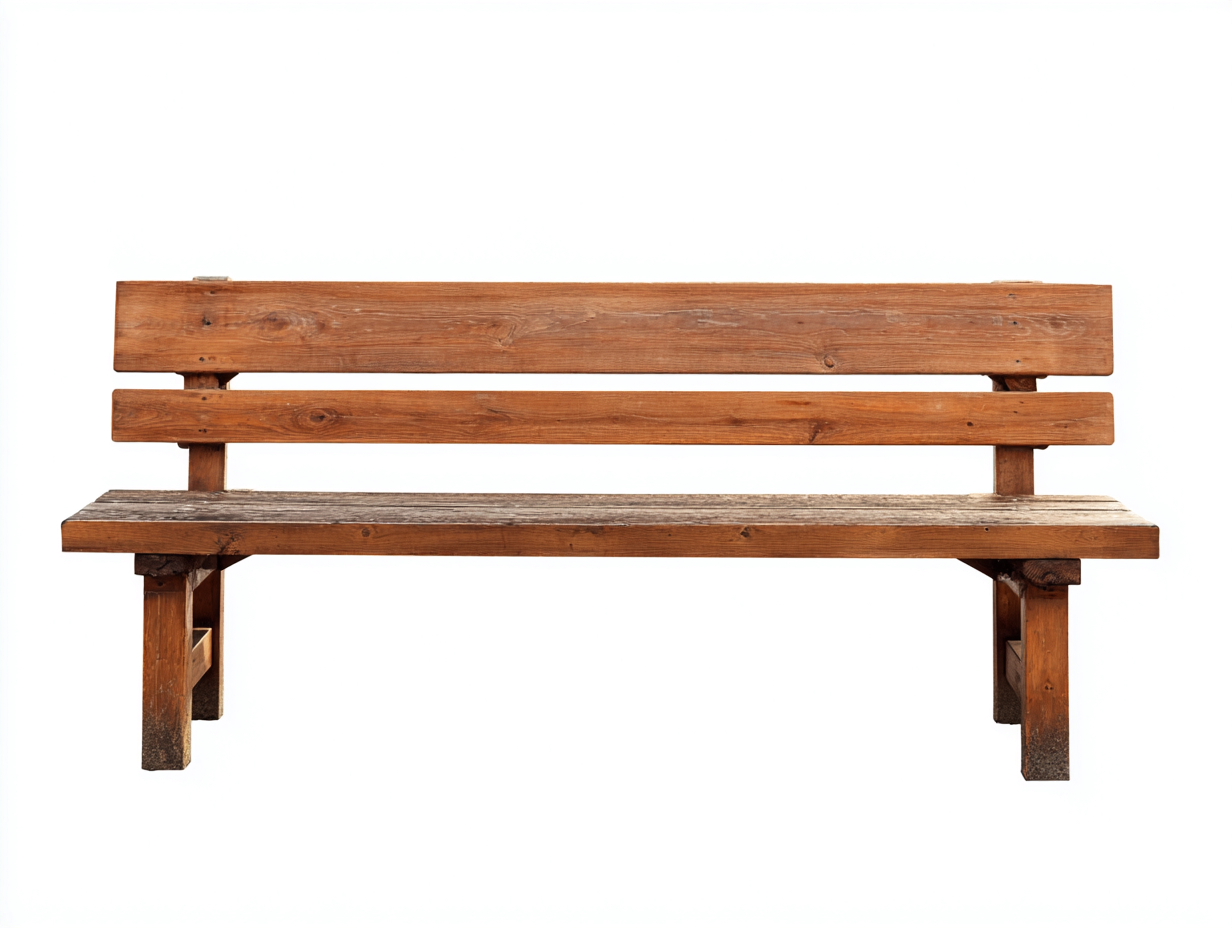 Banc de jardin en bois 140x45x80 cm – Marron clair – Adapté à l’extérieur – Style rustique-Homelyilo
