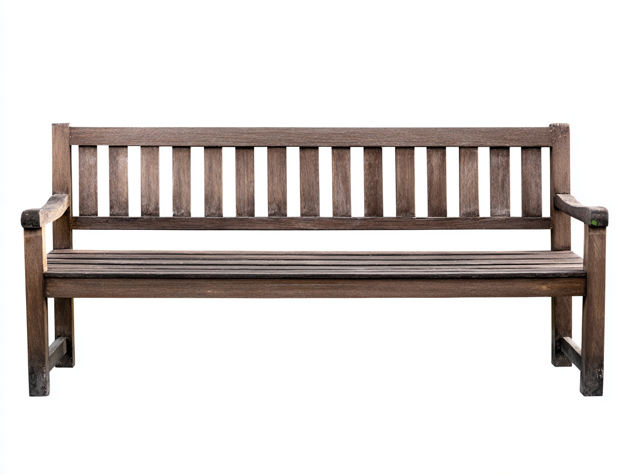 Banc de jardin en bois 150x50x85 cm – Marron – Adapté à l’extérieur – Style classique-Homelyilo